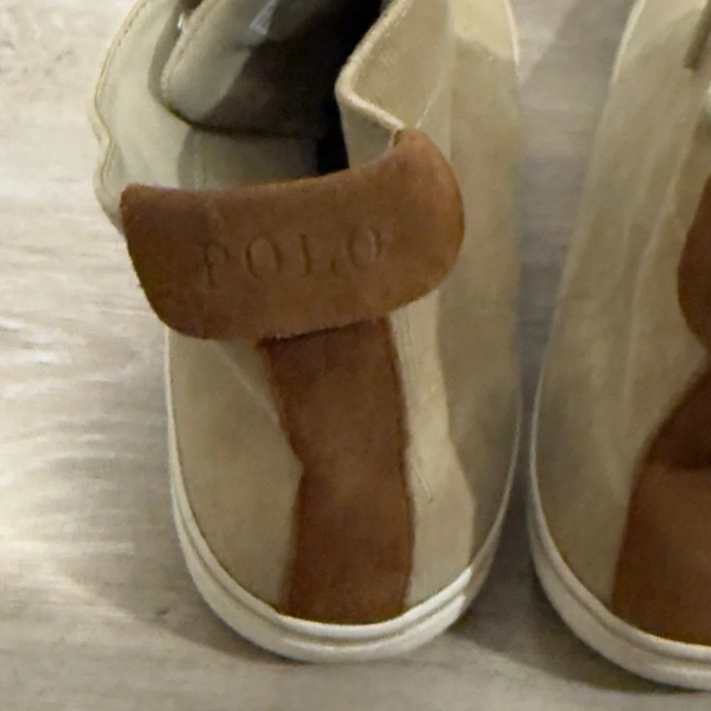 Polo Ralph Lauren‎ Talin Chukka Sneakers Tan Corduroy Suede Mens 9.5D NWT